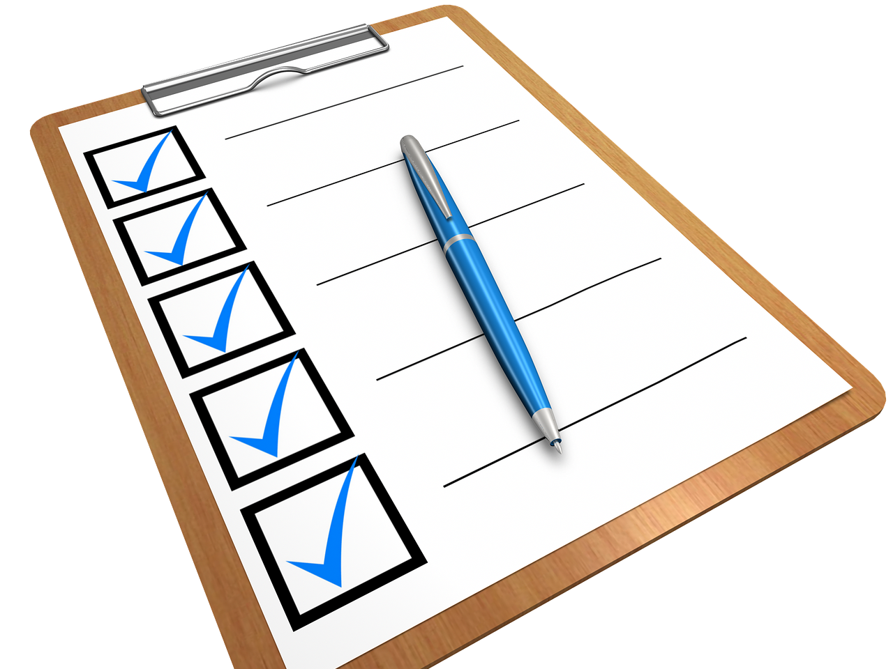 checklist, clipboard, questionnaire-1622517.jpg